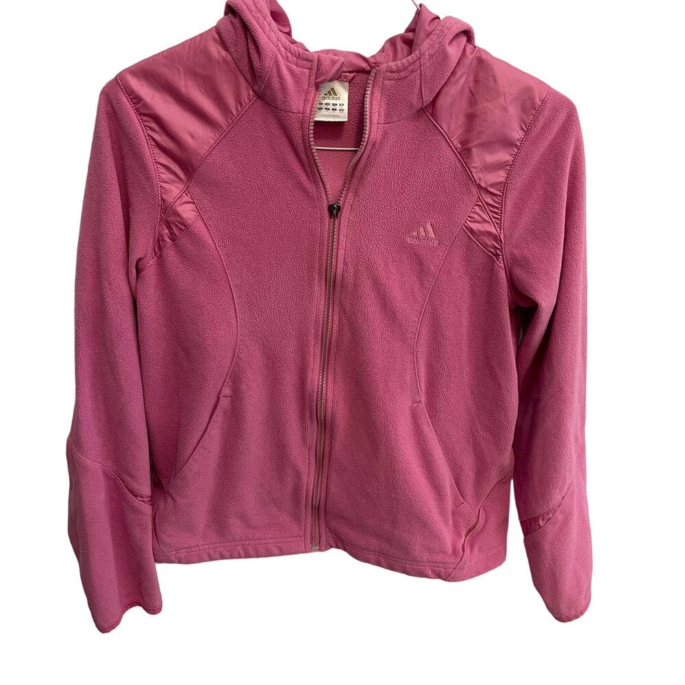 Adidas Pink Women's Zip Jacket Size Medium
